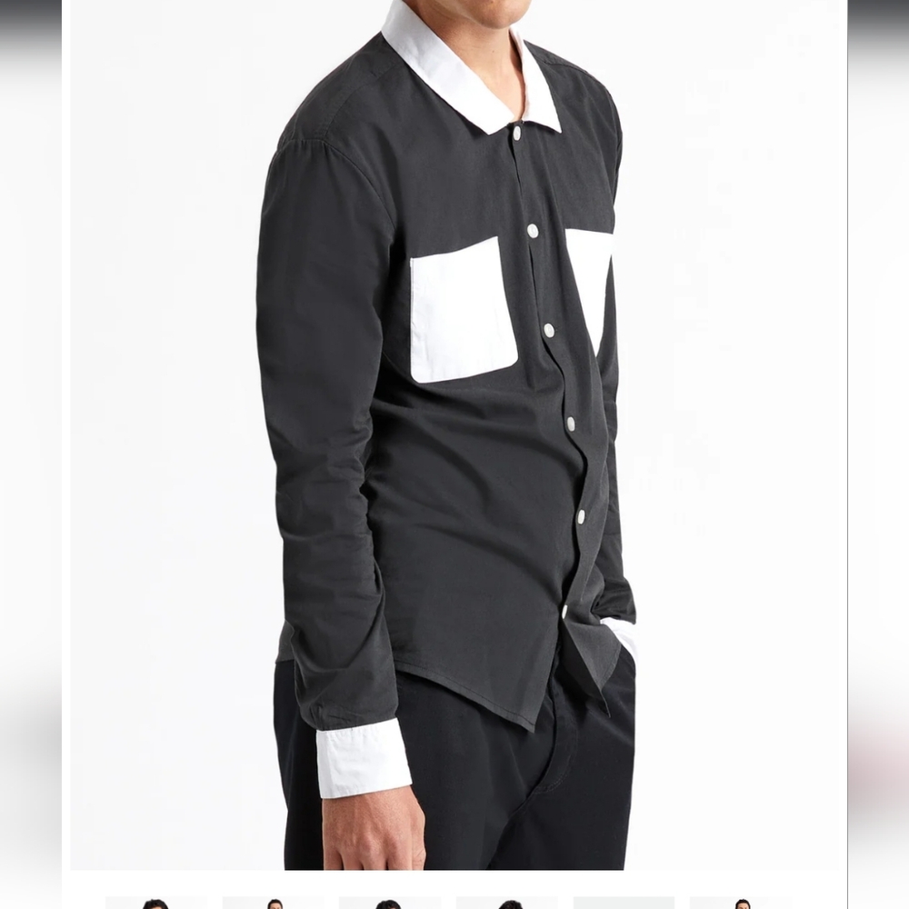 Brixton X strummer long sleeve button down dress shirt XL - Picture 3 of 11